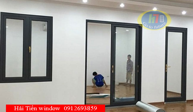 Cửa nhôm kính hệ Việt Pháp đẹp và sang trọng