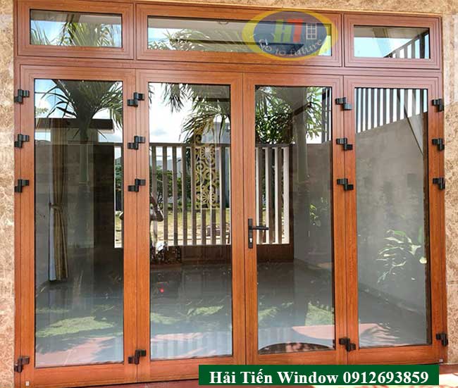 Báo giá cửa nhôm kính vân gỗ tại Hà Nội giá cả cạnh tranh